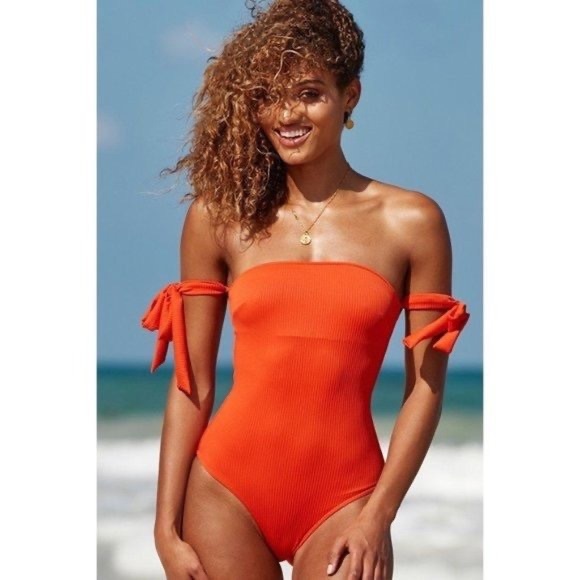 Monday Swimwear Other - Monday Swimwear Santorini One Piece Coral Red Swimsuit